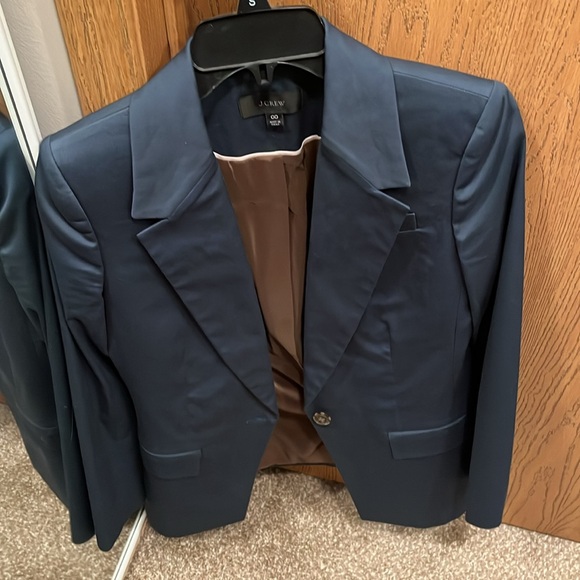 J Crew Willa Suit in Midnight Blue! Hard to Find!! - Picture 3 of 3